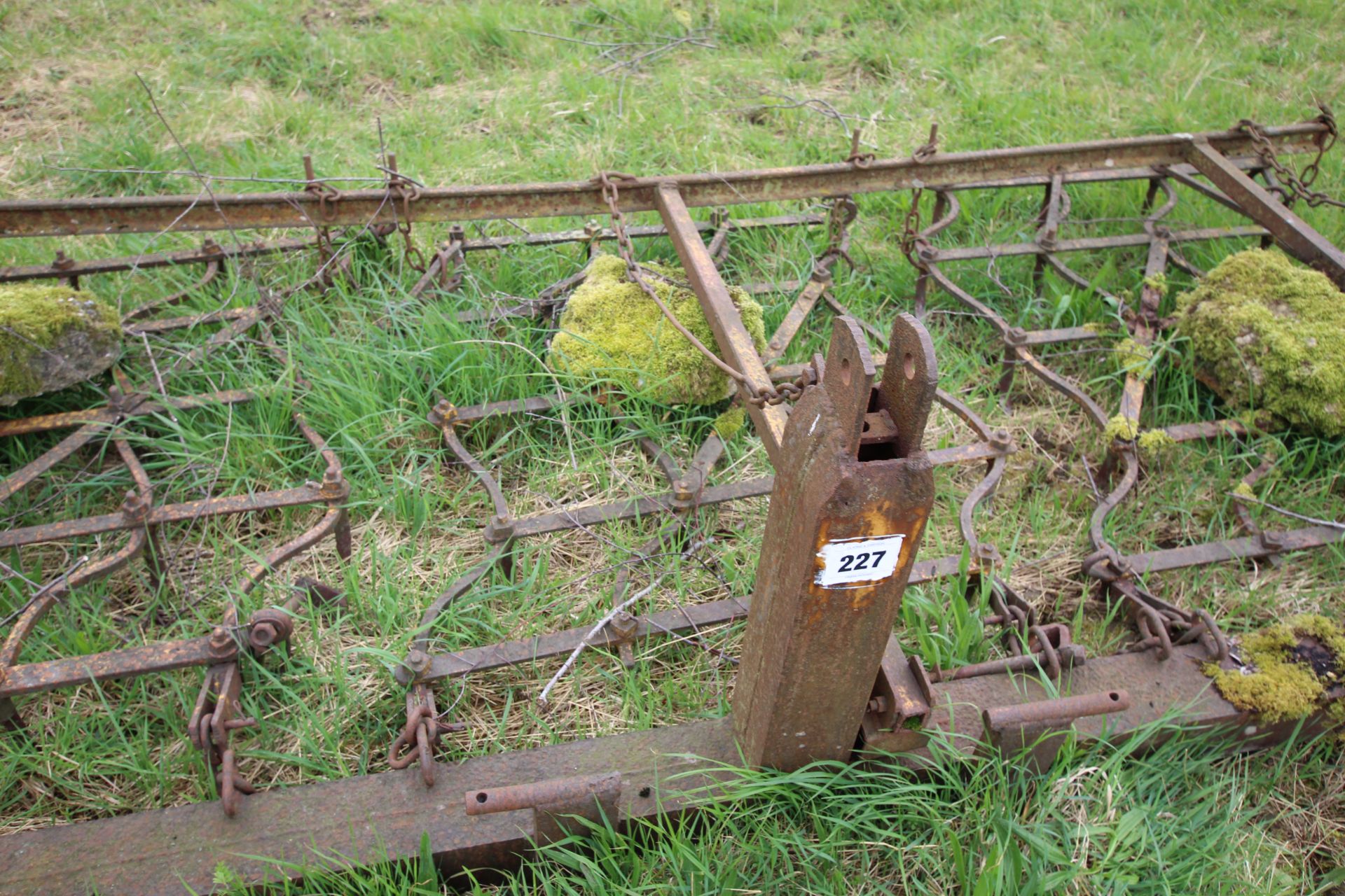 Farm made set of seed harrows. - Image 4 of 8