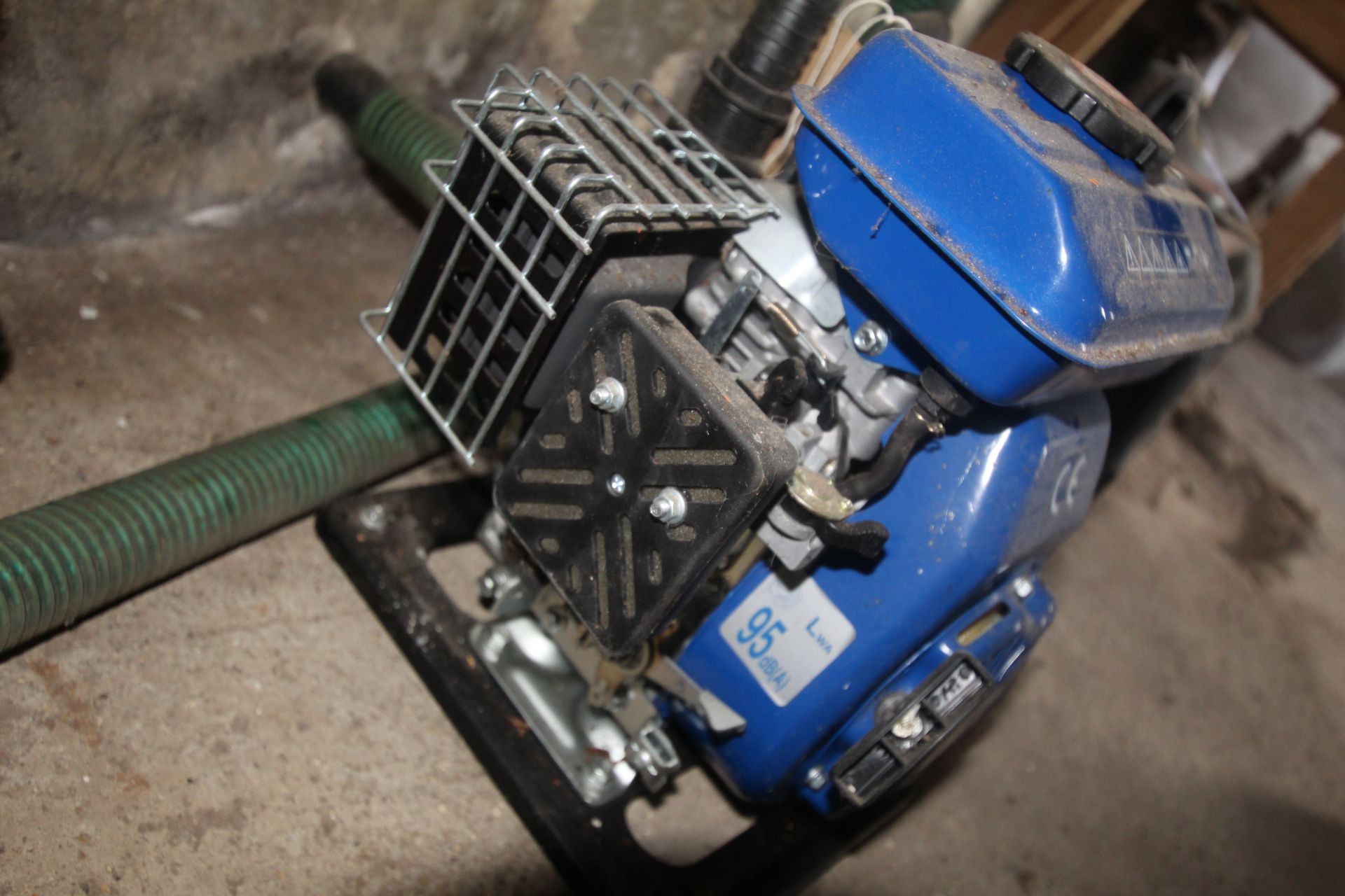 Draper Expert petrol driven water pump with suction hose. - Image 4 of 4