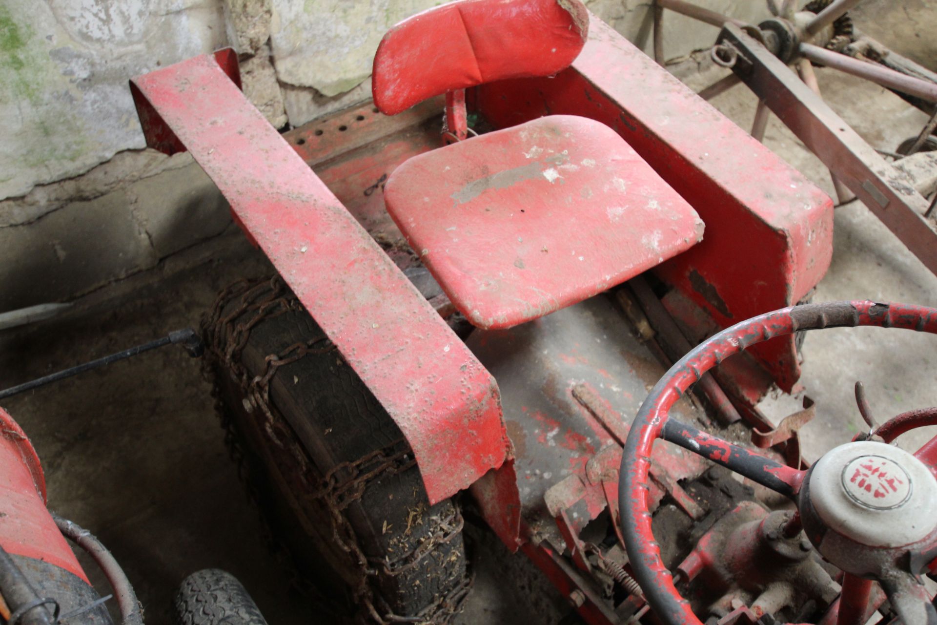 Farm made garden tractor. With Villiers petrol eng - Image 12 of 17