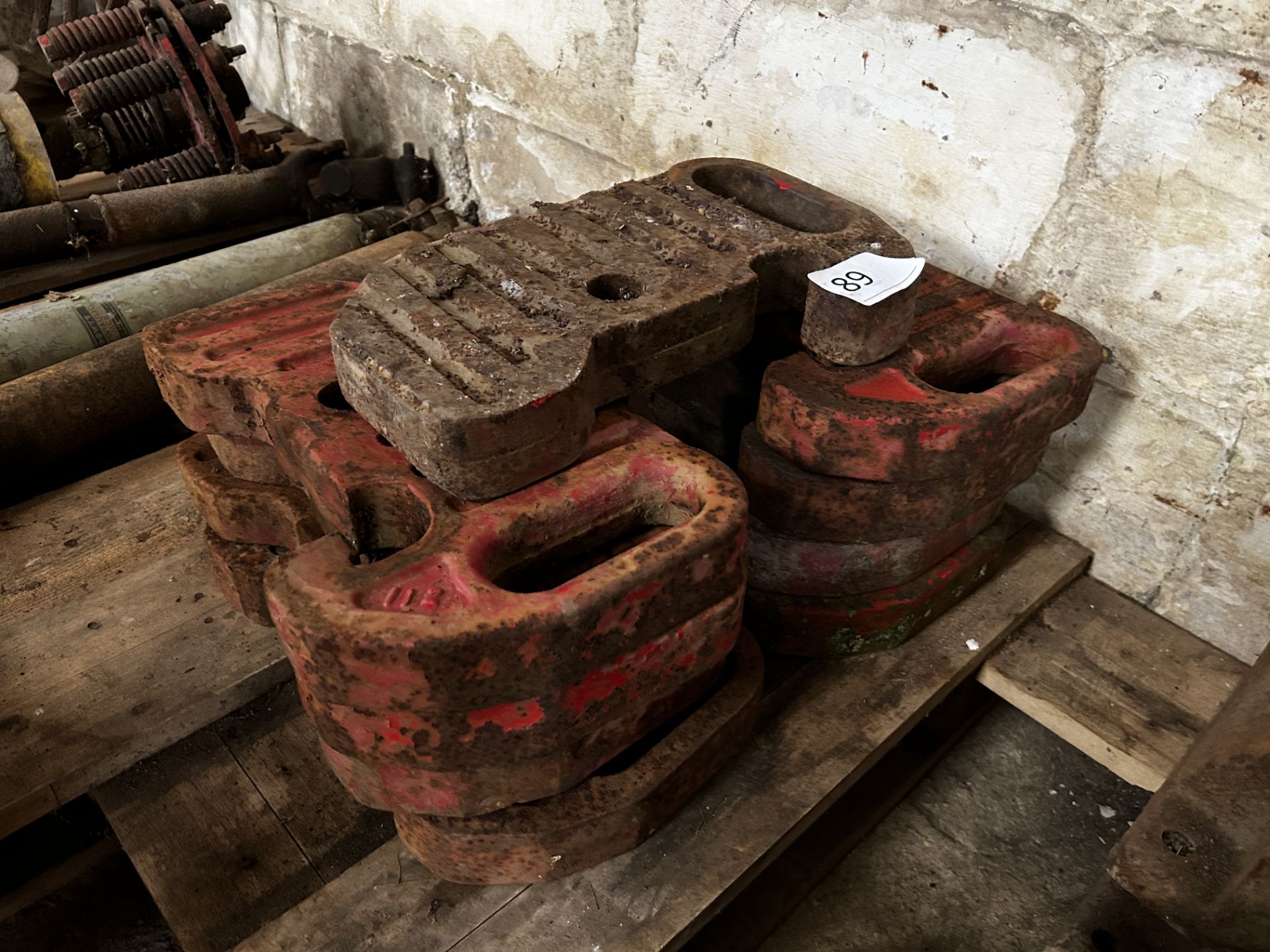 9x Belarus Jerry can style front weights.