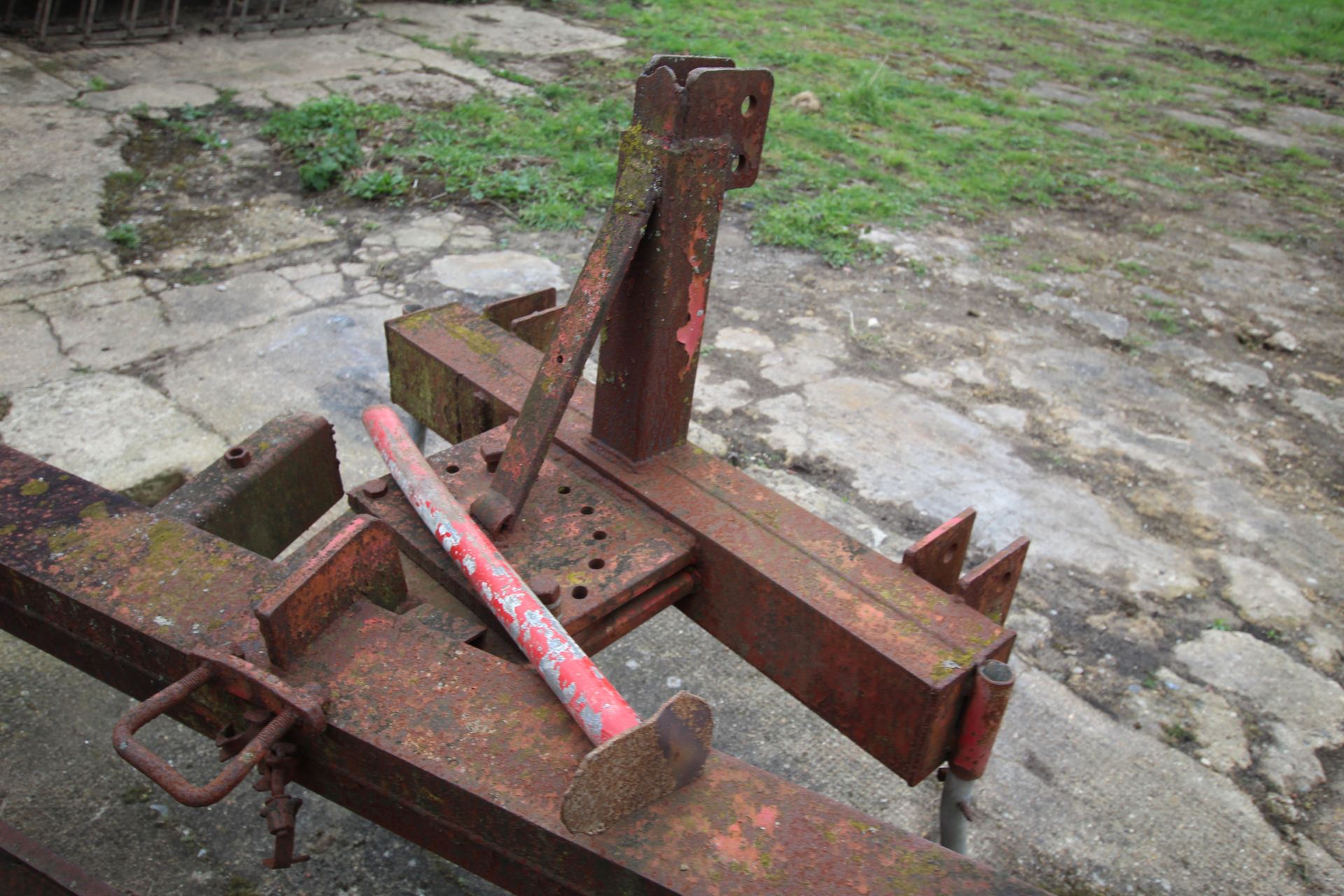 Farm made heavy duty grader blade. - Image 6 of 8