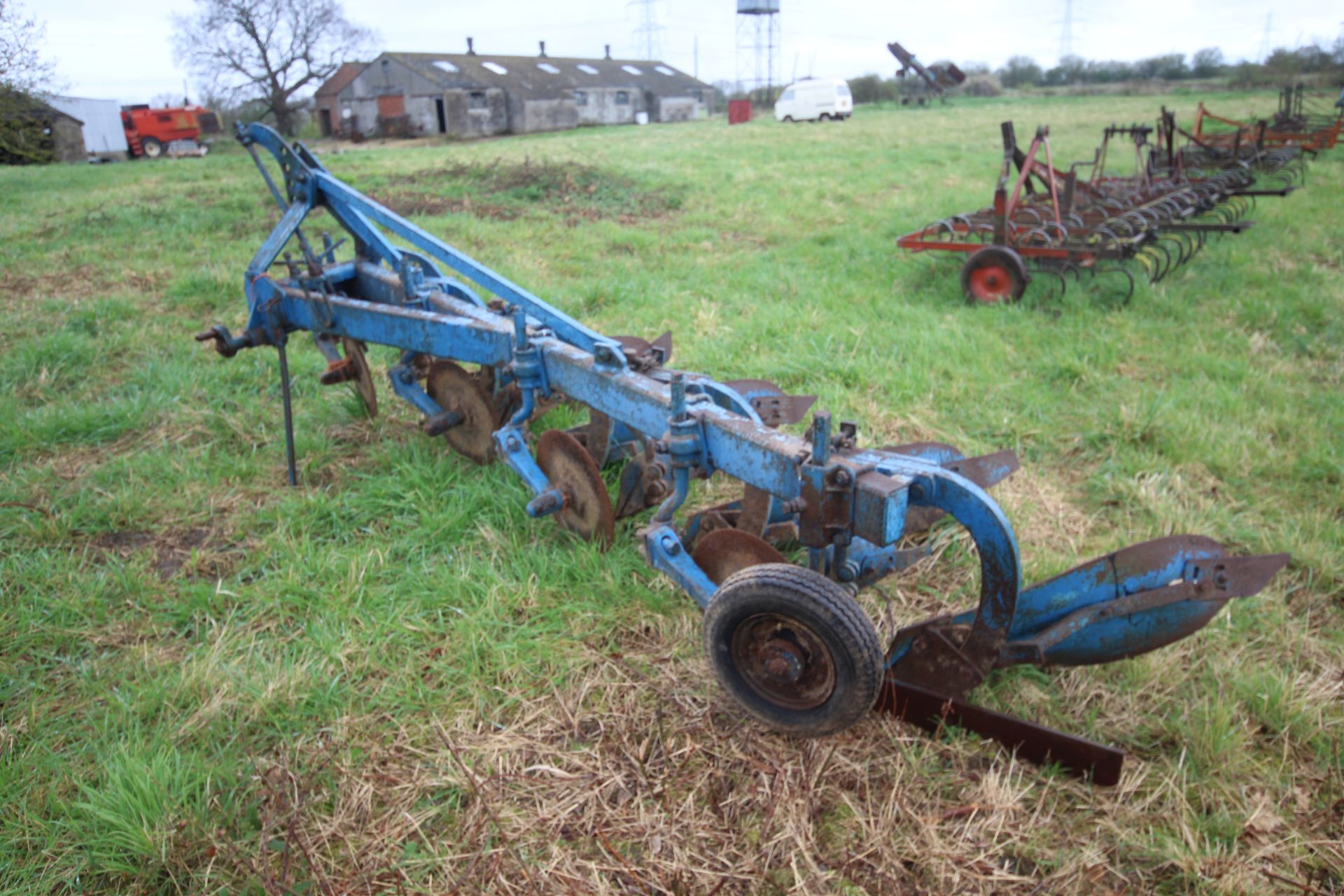 Ransomes TS90-12-4 4 furrow conventional plough. Owned from new. - Bild 3 aus 24