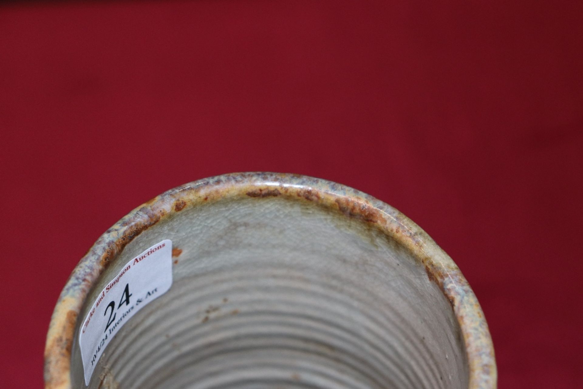 A Japanese pottery vase, decorated birds and foliage, 31cm high - Image 5 of 18