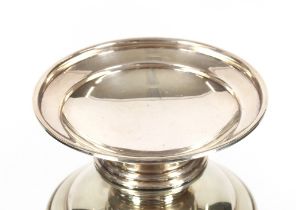 A George VI silver pedestal comport, London 1942, 7oz