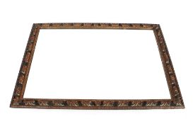 A decorative gilt framed wall mirror, having foliate scroll decoration, 80cm x 60cm
