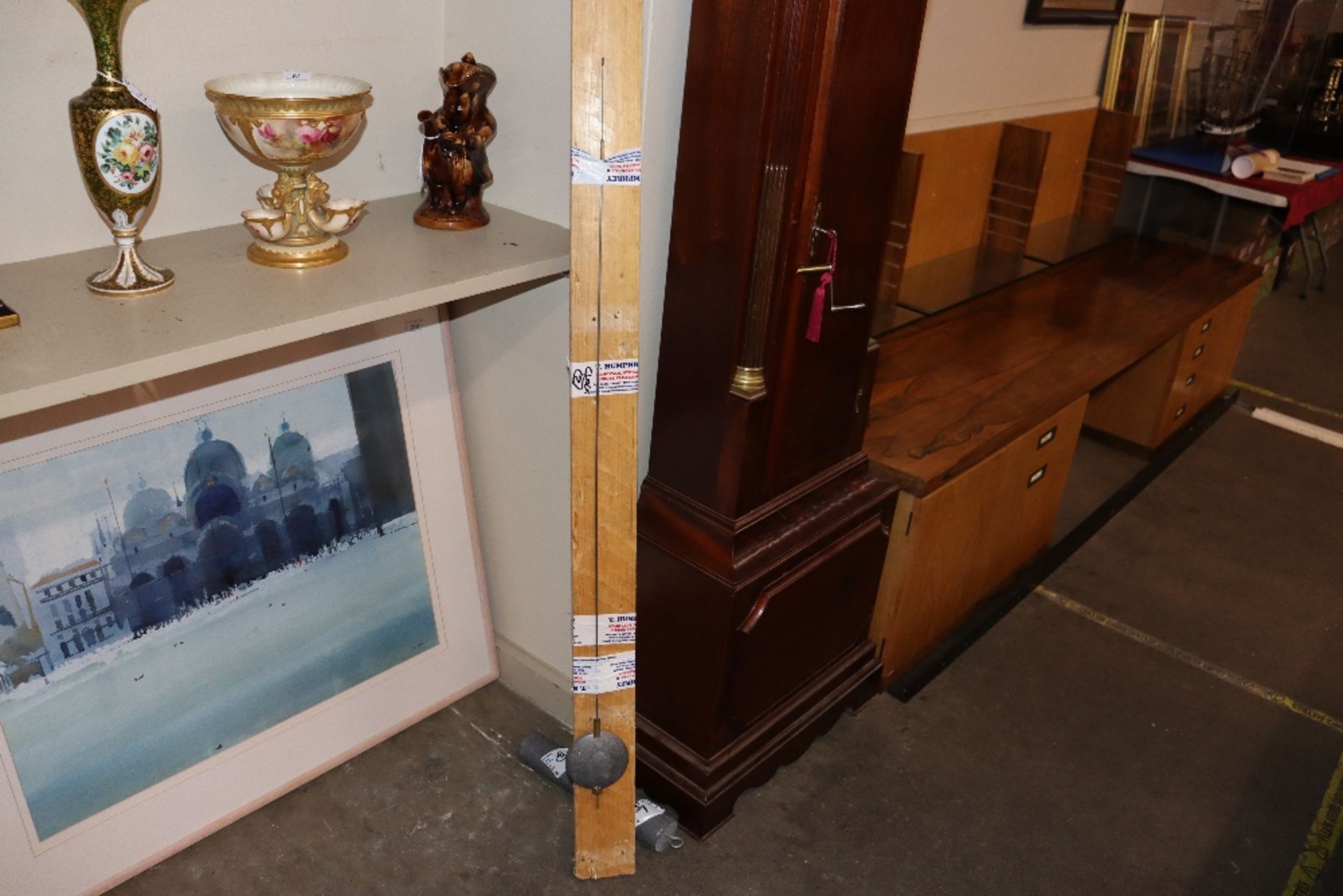 An impressive mahogany and brass mounted long case clock, having arched hood surmounted by - Image 4 of 6