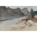Sir William Russell Flint, "Roxanna By The Ardeche" limited edition print of 657 copies stamped by
