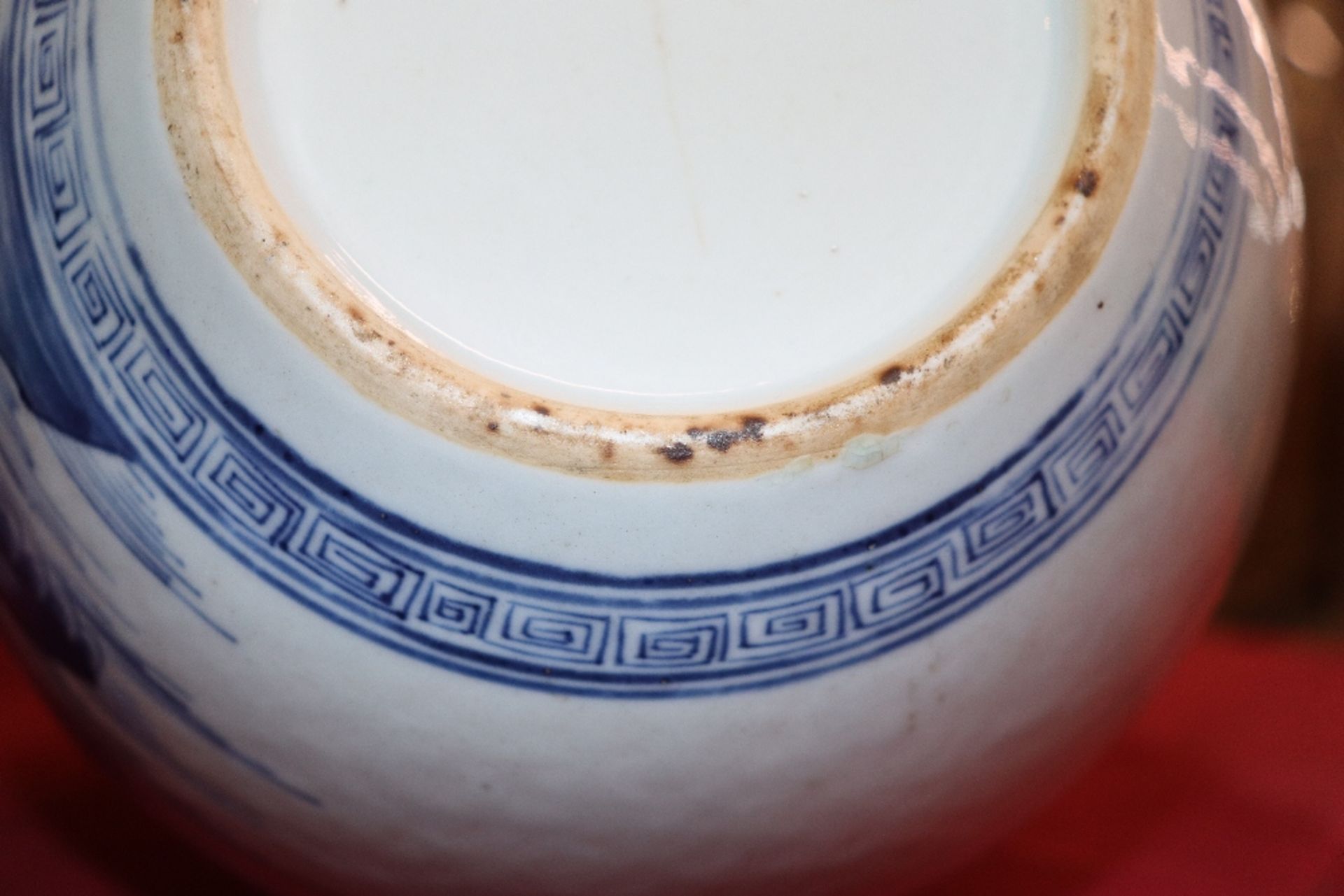 A late 18th / early 19th Century Chinese porcelain blue and white bottle vase, decorated with - Image 9 of 14