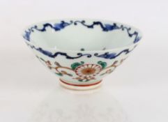 Three 19th Century Oriental porcelain bowls, the largest 14cm dia.
