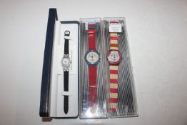 Two Swatch wrist watches