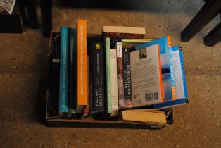 Two boxes of various books