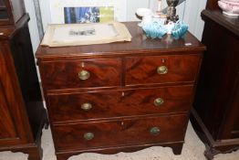 A 19th Century mahogany chest of two short and two