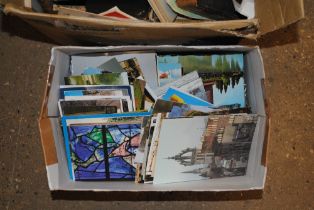 Two boxes of ephemera and post-cards