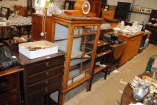 A 19th Century astragal glazed cabinet