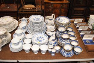 A quantity of Blue Chatham dinnerware; and a quant