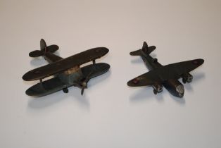 A scratch built model of a Bristol Blenheim bomber