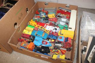 A quantity of die-cast toy vehicles