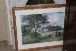 Clive Madgwick, a pair of large coloured prints "S