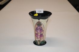 A Moorcroft Pottery vase with tube lined decoratio