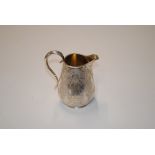 A silver jug, approx. 6oz (238gms)