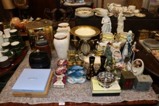 A quantity of various decorative porcelain and oth