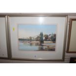 Michael Richardson, study of Hammersmith Bridge, w