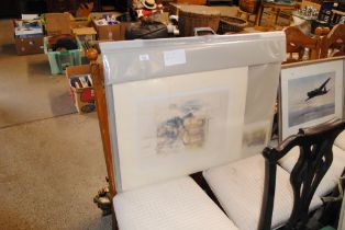 A folio of various unframed prints
