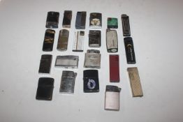 A box of vintage lighters