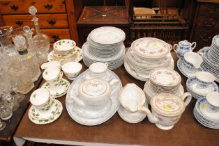 A quantity of dinnerware to include Noritake "Some