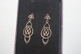 A pair of 925 silver Macintosh style ear-rings