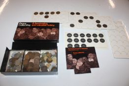 A box of various coinage