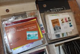 Two albums of stamps and First Day Covers