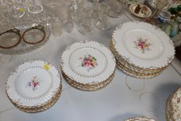 A collection of Royal Crown Derby plates