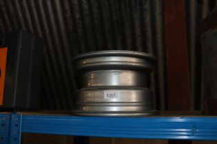 A wheel rim for an Ifor Williams trailer