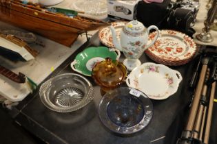 A collection of Copeland Spode china rose pattern