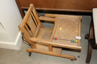 A vintage child's chair