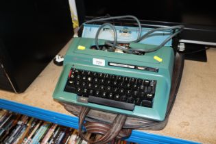 A Smith Corona typewriter