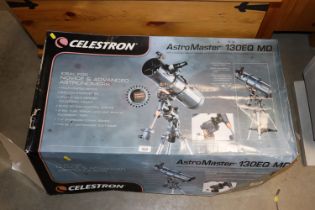 A Celestron Astromaster telescope