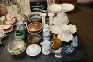 A quantity of various decorative china to include