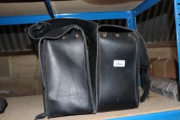 A pair of saddle bags