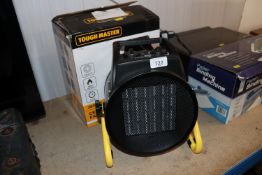 A Touchmaster ceramic fan heater