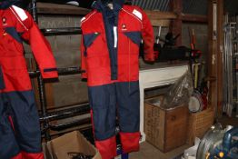 A Cosalt waterproof suit with floatation, Size M