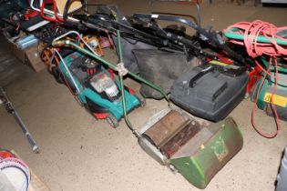 A Ransomes 12" push mower