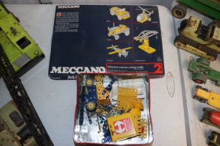 A quantity of Meccano