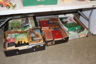 Four boxes of miscellaneous books