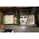 Two boxes of miscellaneous LPs
