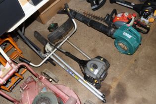 A Titan multi tool, a hedge cutter, strimmer and l