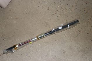 An Abu Garcia Enticer telescopic fishing rod