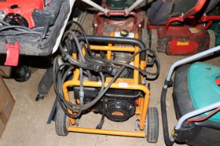 An Evo system petrol powered pressure washer