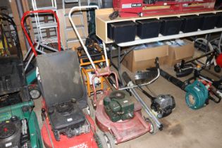 A Mountfield petrol lawn mower